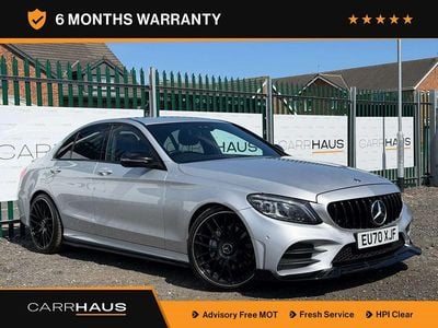 Used Mercedes C220 AMG Line Premium 194 HP (142 kW) 2020 Silver Sedan