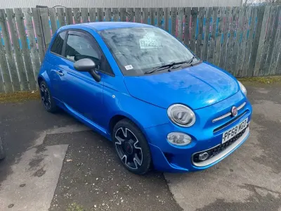 Used Fiat 500 S 69 HP (50 kW) 2018 Blue Hatchback
