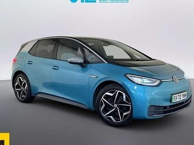 Used VW ID.3 Pro 150 kW (204 HP) 2020 Blue Hatchback