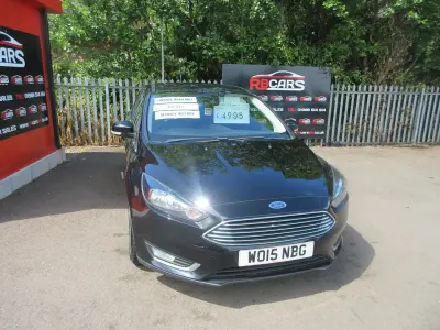 Used Ford Focus Titanium 120 HP (88 kW) 2015 Black Hatchback