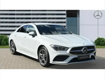 Used Mercedes CLA220 AMG line 190 HP (139 kW) 2021 White Sedan