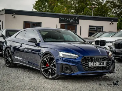 Used Audi A5 Comfort 2021 Blue Coupe