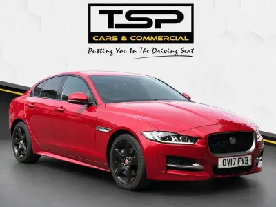 Used Jaguar XE R-Sport 180 HP (132 kW) 2017 Red Sedan