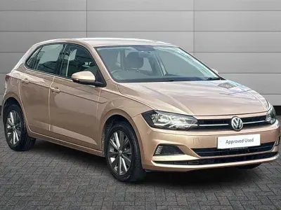 Begagnad VW Polo SE 75 HK (55 kW) 2018 Beige Halvkombi