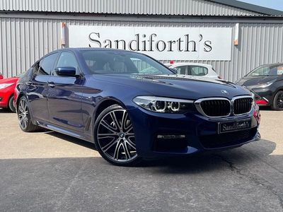 Used BMW 530 M Sport 265 HP (194 kW) 2017 Blue Sedan