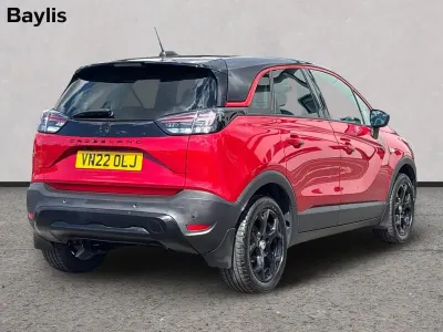 Used Vauxhall Crossland GS Line 128 HP (94 kW) 2022 Red SUV