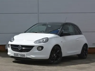 Used Vauxhall Adam S 70 HP (51 kW) 2017 White Hatchback