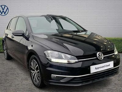 Used VW Golf VII SE 125 HP (91 kW) 2017 Black Hatchback