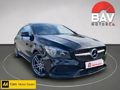 Used Mercedes CLA180 AMG line 2018 Black Sedan