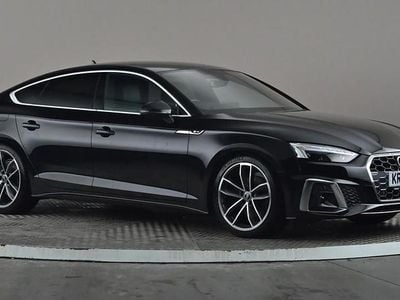 Used Audi A5 S-Line 163 HP (119 kW) 2022 Black Hatchback