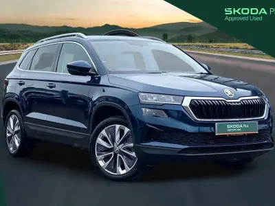 Gebraucht Skoda Karoq SE L 150 PS (110 kW) 2023 Blau SUV