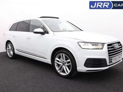 White Used 2015 Audi Q7 S-Line SUV | £24,999 (A bit pricey)