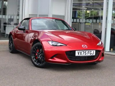 New Mazda MX5 Homura-Line 184 HP (135 kW) 2025 Soul red crystal Cabriolet