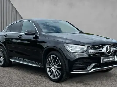 Used Mercedes GLC300 AMG Line Premium 258 HP (189 kW) 2023 Obsidian black metallic SUV