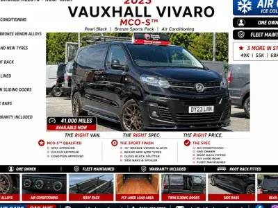 Used Vauxhall Vivaro 101 HP (74 kW) 2023 Black MPV
