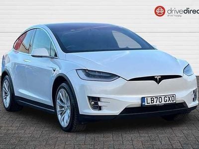 White Used 2020 Tesla Model X Long Range AWD SUV | £31,999 (A bit pricey)