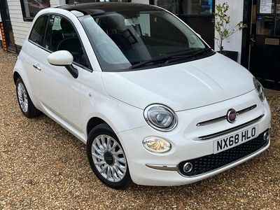 Used Fiat 500 Lounge 69 HP (50 kW) 2018 White Hatchback
