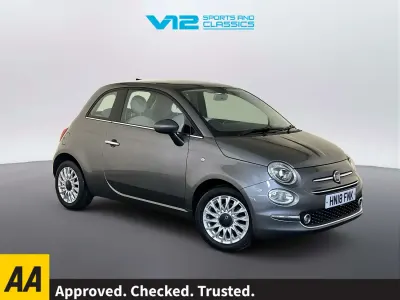 Used Fiat 500 Lounge 69 HP (50 kW) 2018 Grey Hatchback