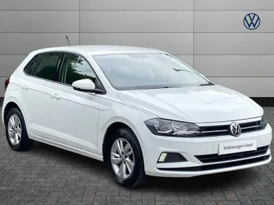 Used VW Polo SE 94 HP (69 kW) 2019 White Hatchback