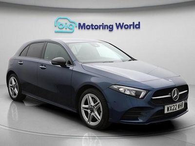 Used Mercedes A250 AMG line 2022 Blue Hatchback
