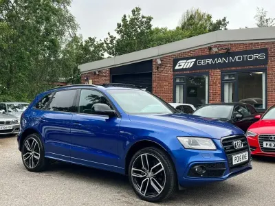 Used Audi Q5 S-line plus 190 HP (139 kW) 2016 Blue SUV