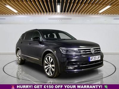 Black Used 2020 VW Tiguan Allspace R-line SUV | £17,199 (Super price)