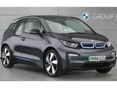 Used BMW i3 Comfort Edition 170 HP (125 kW) 2018 Mineral grey with bmwi blue highlight Hatchback