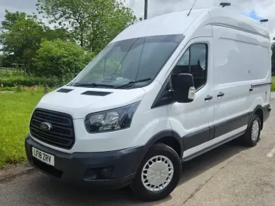 Used Ford Transit 130 HP (95 kW) 2018 White Van