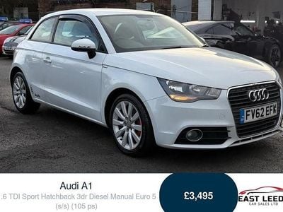 White Used 2012 Audi A1 Sport Hatchback | £3,495 (Fair price)