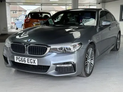 Used BMW 520 M Sport 2017 Blue Sedan