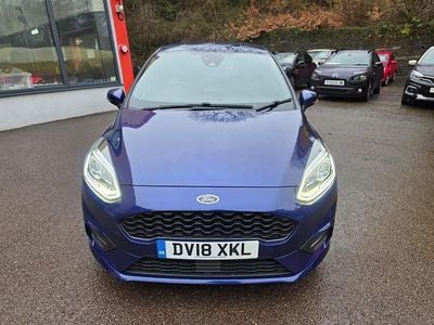 Used Ford Fiesta ST-Line X 2018 Blue Hatchback