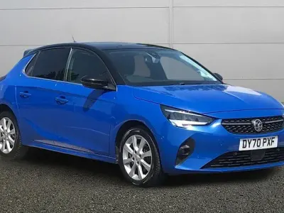 Used Vauxhall Corsa Elite 101 HP (74 kW) 2020 Blue Hatchback
