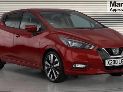 Red Used 2021 Nissan Micra Tekna Hatchback | £10,995 (Fair price)