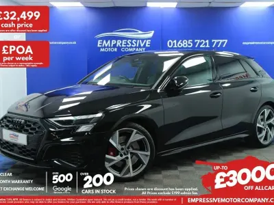 Used Audi S3 Sportback Black Edition 310 HP (228 kW) 2023 Black Hatchback