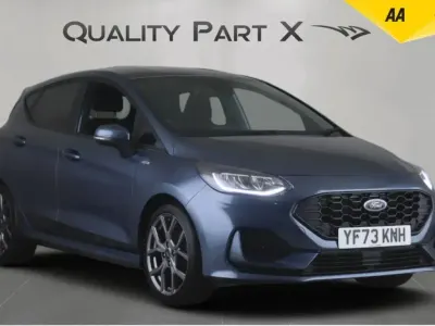 Usado Ford Fiesta ST-Line 125 HP (91 kW) 2023 Azul Citadino