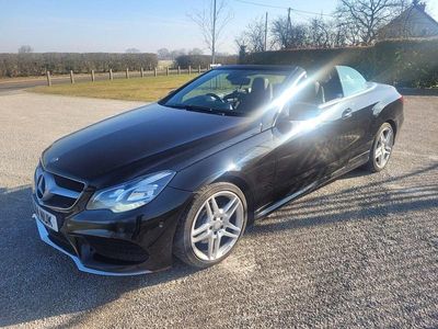 Used Mercedes E220 AMG 170 HP (125 kW) 2014 Black Cabriolet