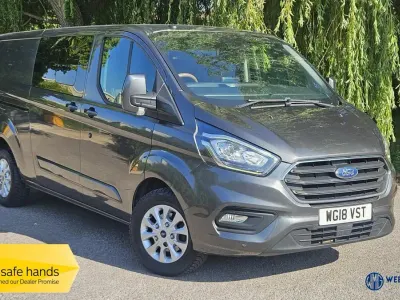 Used Ford Transit Custom Limited 130 HP (95 kW) 2018 Grey Van