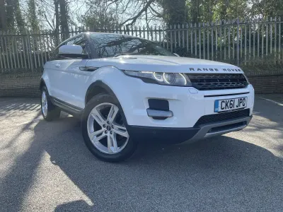 Used Land Rover Range Rover evoque Pure 2011 White Coupe
