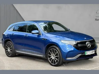 Used Mercedes EQC400 AMG line 300 kW (408 HP) 2023 Blue SUV