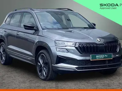 Used Skoda Karoq SportLine 140 HP (102 kW) 2023 Graphite grey metallic SUV