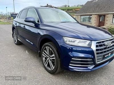 Used Audi Q5 S-Line 190 HP (139 kW) 2018 Blue SUV