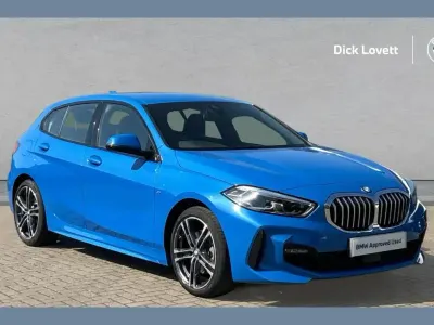 Used BMW 118 M Sport 134 HP (98 kW) 2023 Blue Hatchback
