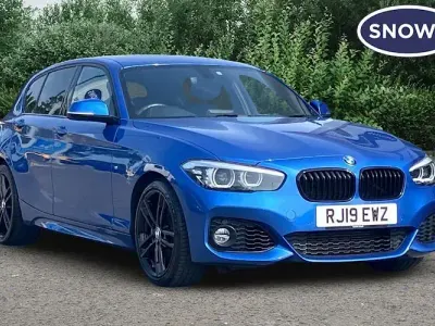 Used BMW 118 Efficient Dynamics 136 HP (100 kW) 2019 Blue Hatchback