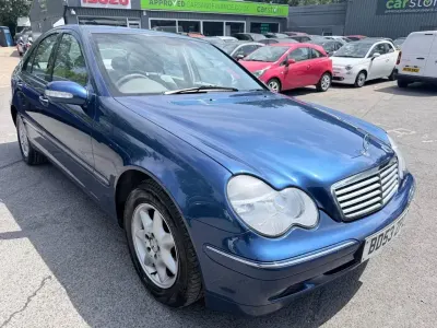 Used Mercedes C200 Elegance 2003 Blue Sedan