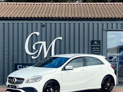 Used Mercedes A160 AMG line 2017 White Hatchback