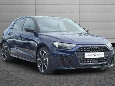 Used Audi A1 Sportback Black Edition 148 HP (108 kW) 2025 Navarra blue Hatchback