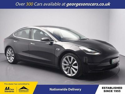 Used Tesla Model 3 Long Range AWD 366 kW (498 HP) 2019 Black Sedan