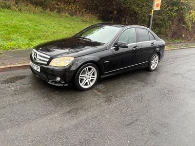 Begagnad Mercedes C180 156 HK (114 kW) 2010 Svart Sedan