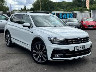 Used VW Tiguan Allspace R-line 150 HP (110 kW) 2021 White SUV