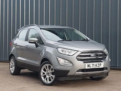 Silver Used 2021 Ford Ecosport Titanium SUV | £11,498 (Fair price)
